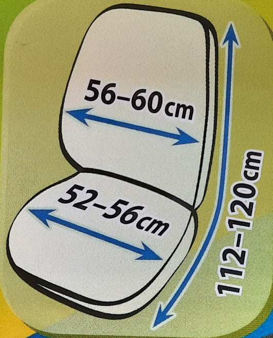 Autostoelhoezen - Practical skai leder - maat: XL - Zwart