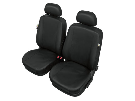 Autostoelhoezen - Practical skai leder - maat: XL - Zwart