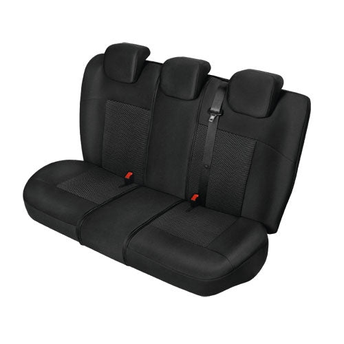 Autostoelhoezen - Poseidon - Maat: M-L - Zwart