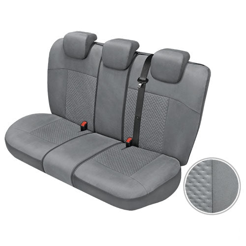 Autostoelhoezen - Arcadia - Maat: L-XL - Grijs