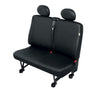 Autostoelhoes bedrijfswagens - Duobank 2-zits XL - Skai kunstleder - DV2-XL - Zwart
