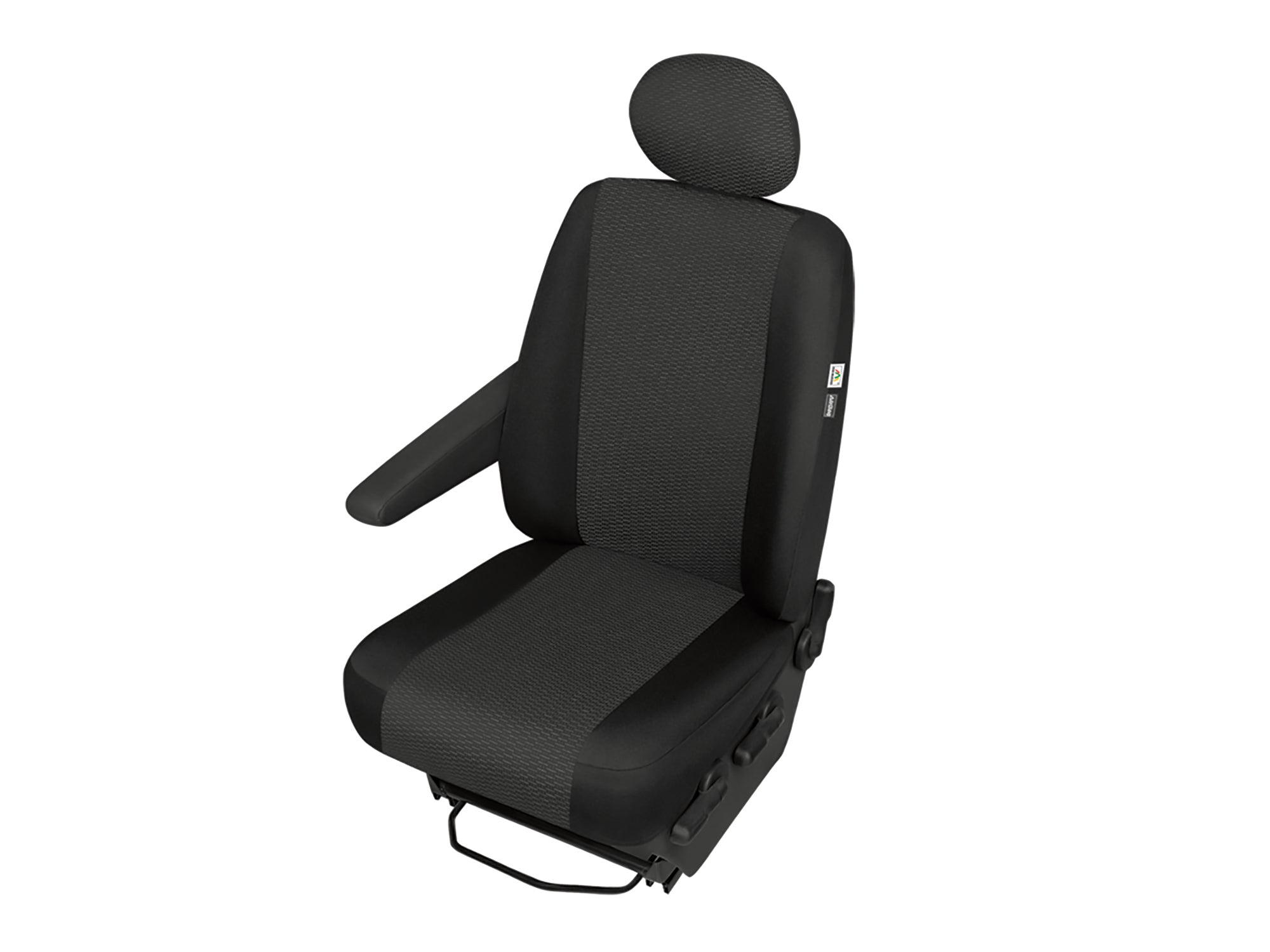Pasvorm Stoelhoezen Opel Vivaro (A) (dubbel cabine) Bestelwagen (2001-2014) - Kegel
