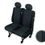 Bedrijfswagen Autostoelhoes ARES - DV2-Large, duobank - Zwart