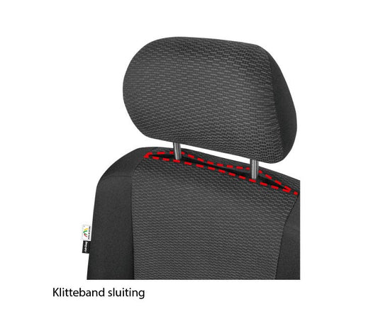 Pasvorm Stoelhoezen Volkswagen Golf VII hatchback (2012-2019) - Kegel