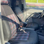 Pasvorm Stoelhoezen Volkswagen Caddy Bestelwagen (2004-2015) - Kunstleer en stof