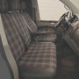 Pasvorm Stoelhoezen Volkswagen T5 Bestelwagen (2003-2015) - Kunstleer en stof