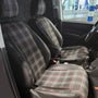 Pasvorm Stoelhoezen Volkswagen Caddy Bestelwagen (2015-2020) - Kunstleer en stof