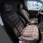 Pasvorm Stoelhoezen Volkswagen Caddy Bestelwagen (2015-2020) - Kunstleer en stof