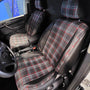 Pasvorm Stoelhoezen Volkswagen Caddy Bestelwagen (2015-2020) - Kunstleer en stof