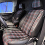 Pasvorm Stoelhoezen Volkswagen Caddy Bestelwagen (2015-2020) - Kunstleer en stof