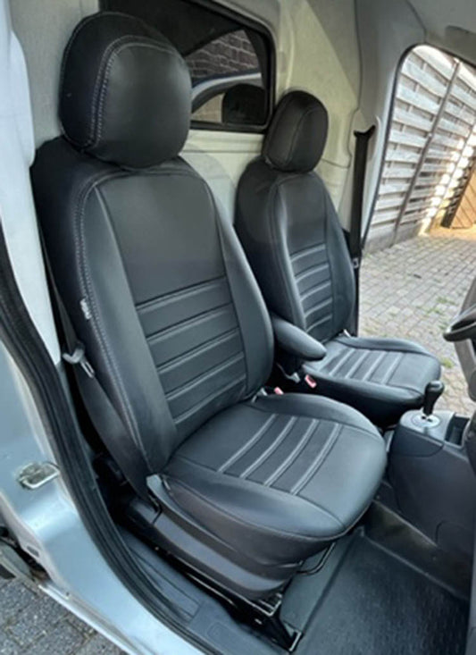 Pasvorm Stoelhoezen Fiat Fiorino Bestelwagen (2008-Heden) - Kunstleer