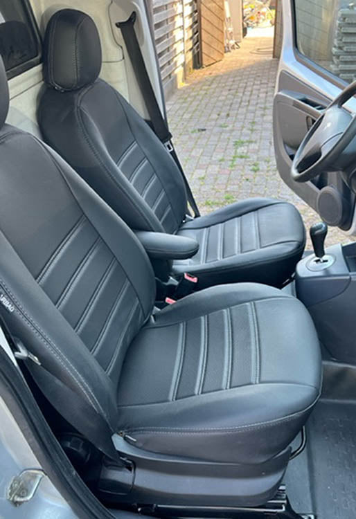 Pasvorm Stoelhoezen Peugeot Bipper Tepee mpv (2009-Heden) - Kunstleer
