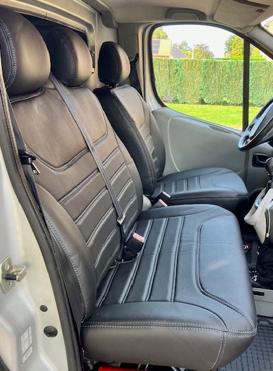 Pasvorm Stoelhoezen Nissan Primastar Bestelwagen (2001-2015) - Kunstleer