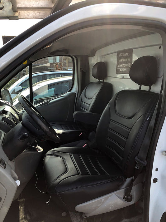 Pasvorm Stoelhoezen Renault Trafic Passenger mpv (2001-2014) - Kunstleer