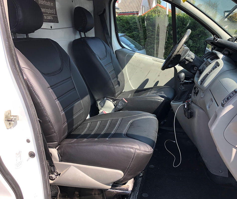 Pasvorm Stoelhoezen Opel Vivaro (A) Bestelwagen (2001-2014) - Kunstleer