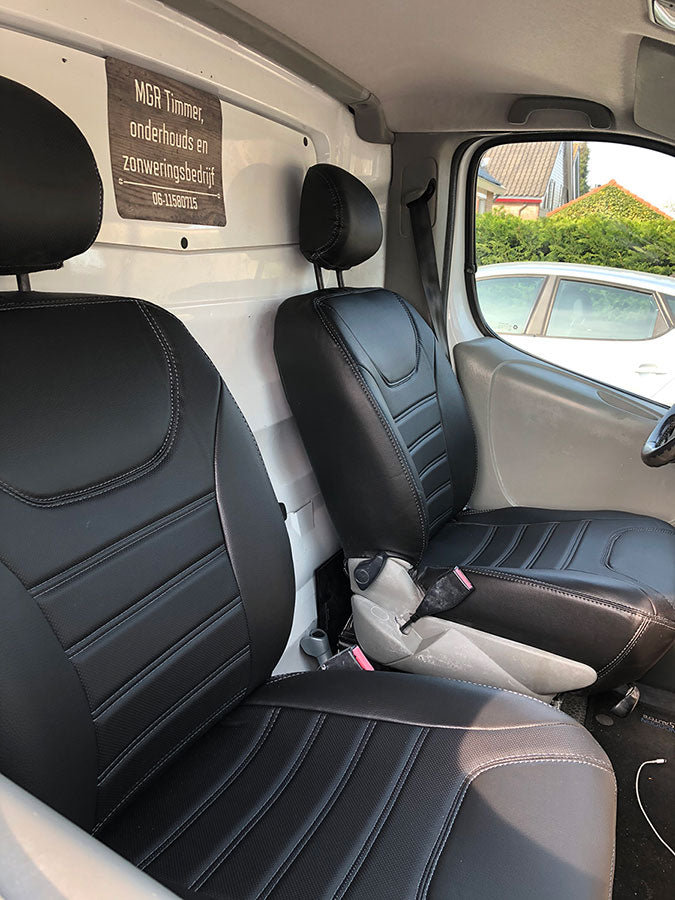 Pasvorm Stoelhoezen Nissan Primastar Bestelwagen (2001-2015) - Kunstleer