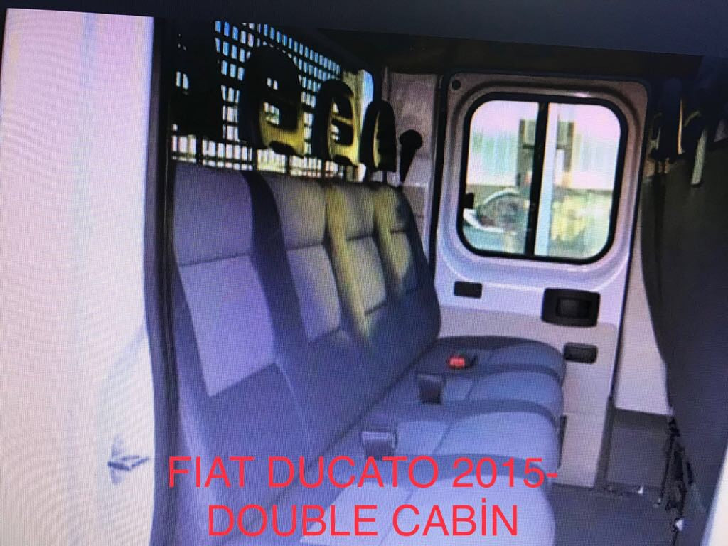 Pasvorm Stoelhoezen Fiat Ducato Bestelwagen (2006-Heden) - Kunstleer