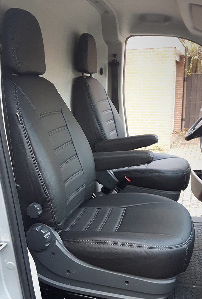 Pasvorm Stoelhoezen Fiat Ducato Bestelwagen (2006-Heden) - Kunstleer
