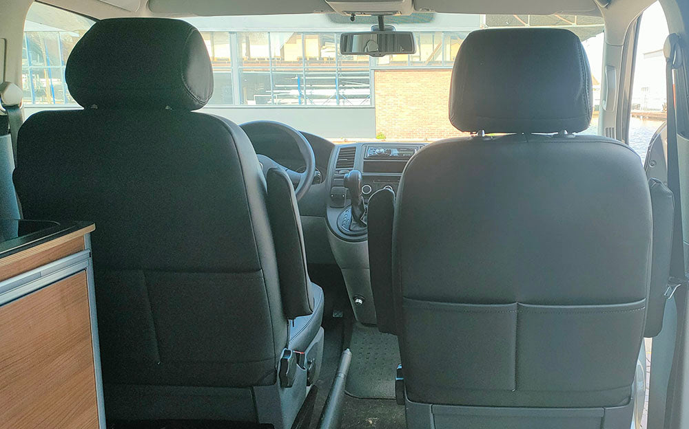 Pasvorm Stoelhoezen Volkswagen T5 Bestelwagen (2003-2015) - Kunstleer