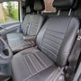 Pasvorm Stoelhoezen Mercedes Vito 639 (dubbel cabine luxe) Bestelwagen (2003-2014) - Kunstleer