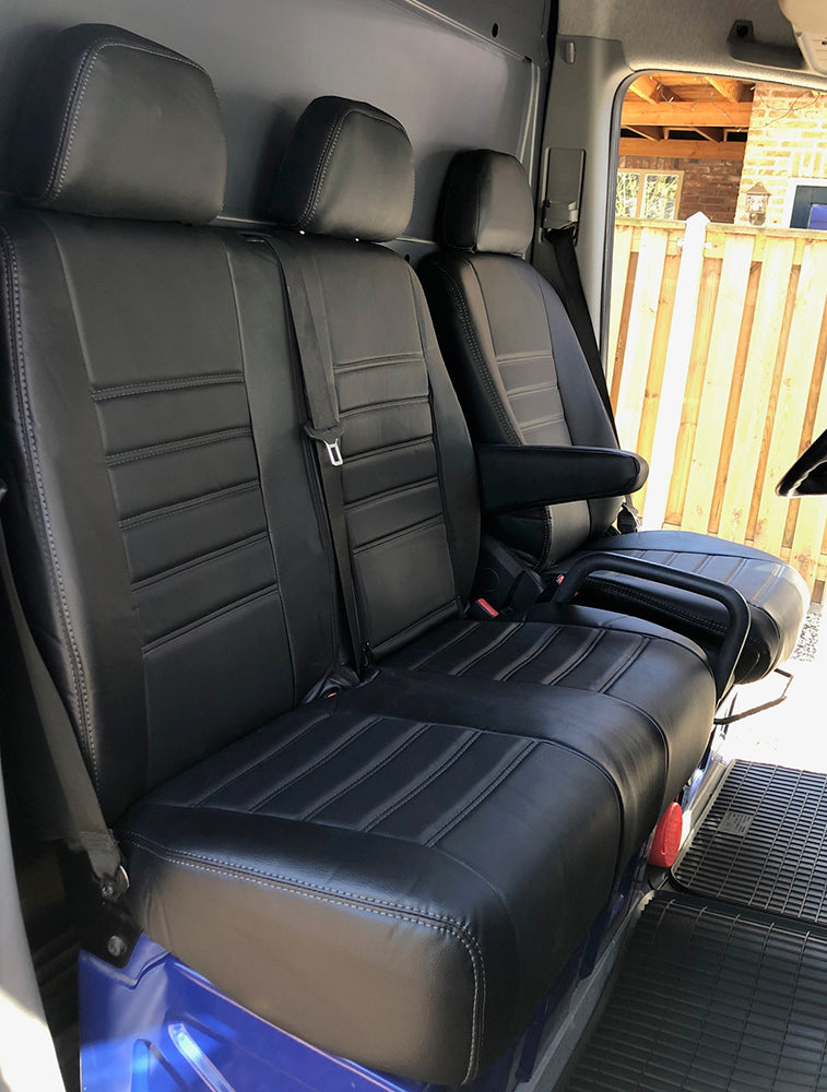 Pasvorm Stoelhoezen Volkswagen Crafter Bestelwagen (2006-2017) - Kunstleer