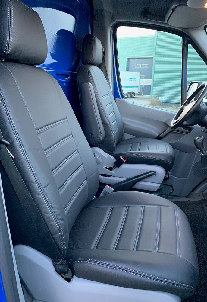 Pasvorm Stoelhoezen Volkswagen Crafter Bestelwagen (2006-2017) - Kunstleer