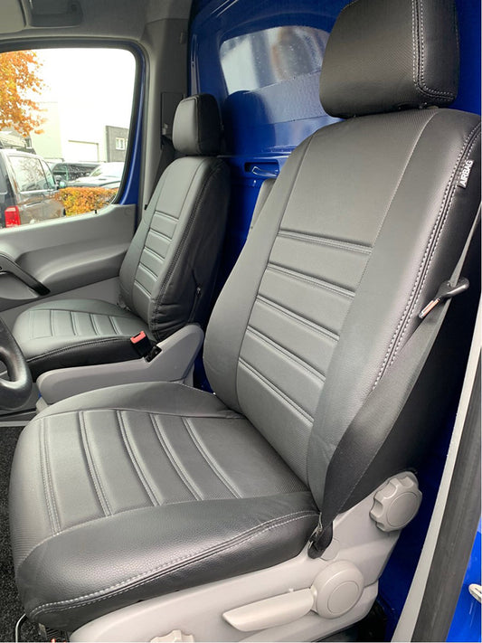 Pasvorm Stoelhoezen Volkswagen Crafter Bestelwagen (2006-2017) - Kunstleer