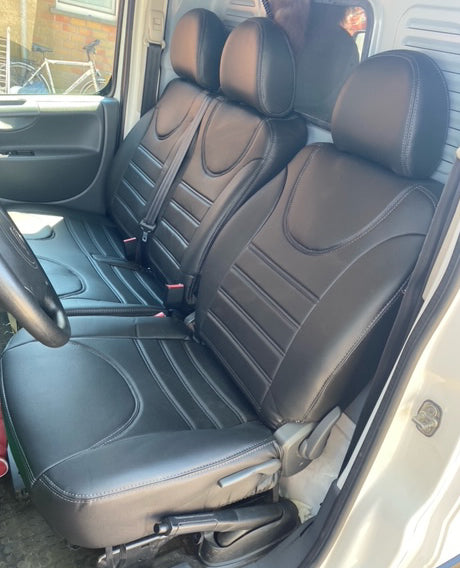 Pasvorm Stoelhoezen Fiat Scudo Bestelwagen (2006-2016) - Kunstleer