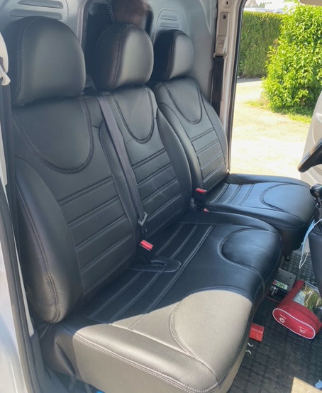 Pasvorm Stoelhoezen Fiat Scudo Bestelwagen (2006-2016) - Kunstleer