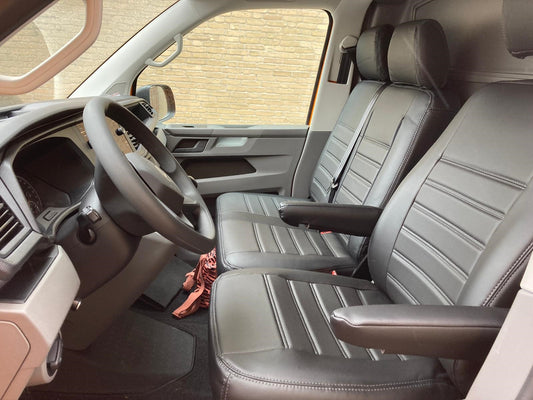 Pasvorm Stoelhoezen Volkswagen T6 Kombi mpv (2015-Heden) - Kunstleer