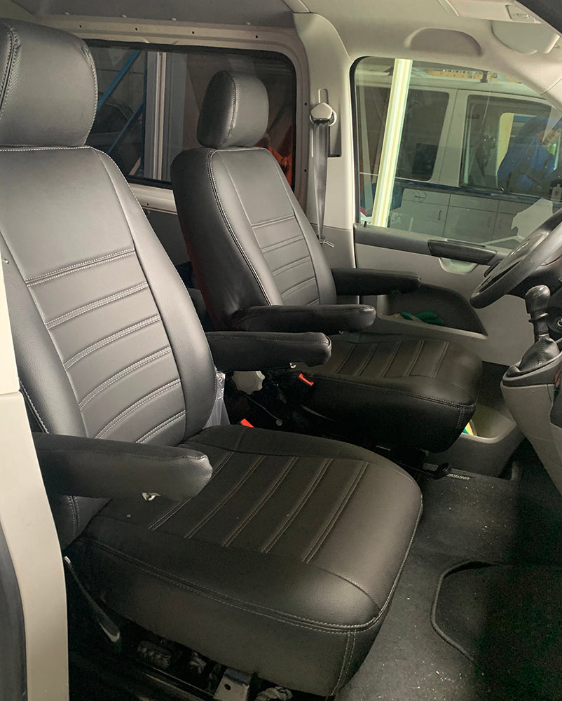 Pasvorm Stoelhoezen Volkswagen T6 Kombi mpv (2015-Heden) - Kunstleer