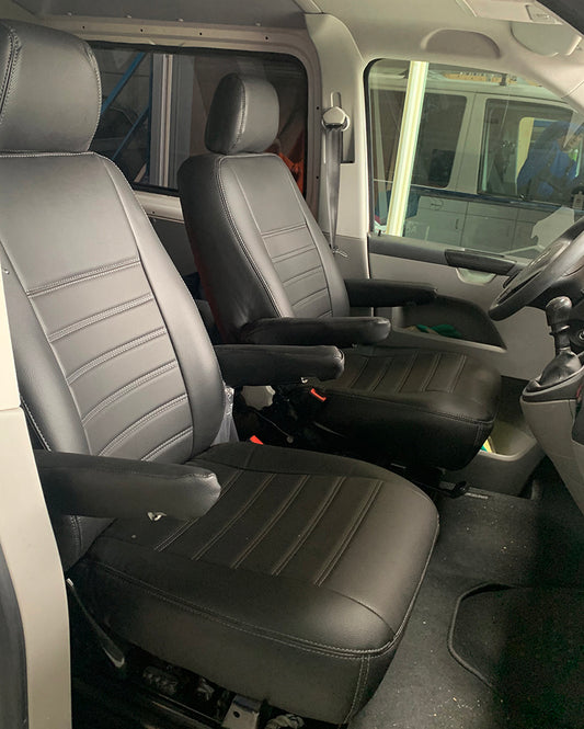 Pasvorm Stoelhoezen Volkswagen T6 Kombi mpv (2015-Heden) - Kunstleer