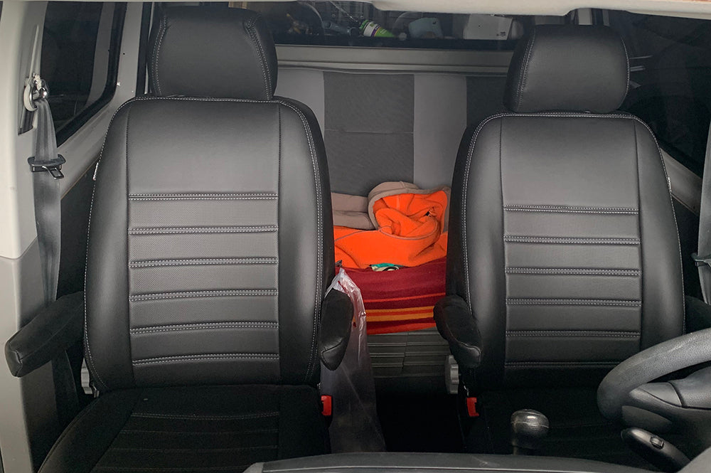 Pasvorm Stoelhoezen Volkswagen T6 Kombi mpv (2015-Heden) - Kunstleer