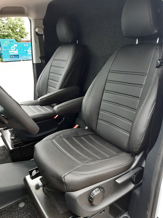 Pasvorm Stoelhoezen Mercedes Vito 447 Bestelwagen (2014-Heden) - Kunstleer