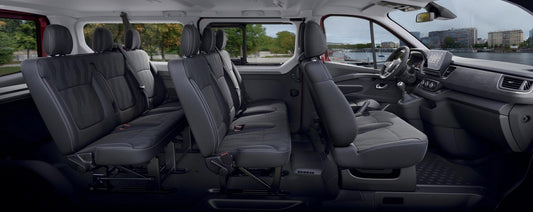 Pasvorm Stoelhoezen Opel Vivaro (B) Combi mpv (2014-2019) - Kunstleer