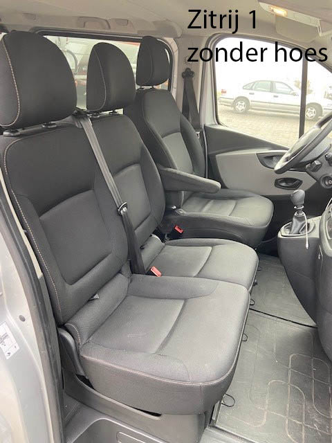 Pasvorm Stoelhoezen Fiat Talento Combi mpv (2016-Heden) - Kunstleer