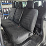 Pasvorm stoelhoezen Opel Vivaro B Combi 2014-2019 (bijrijdersbank met split alleen in zitting) - Kunstleer zwart