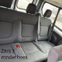 Pasvorm Stoelhoezen Fiat Talento Combi mpv (2016-Heden) - Kunstleer