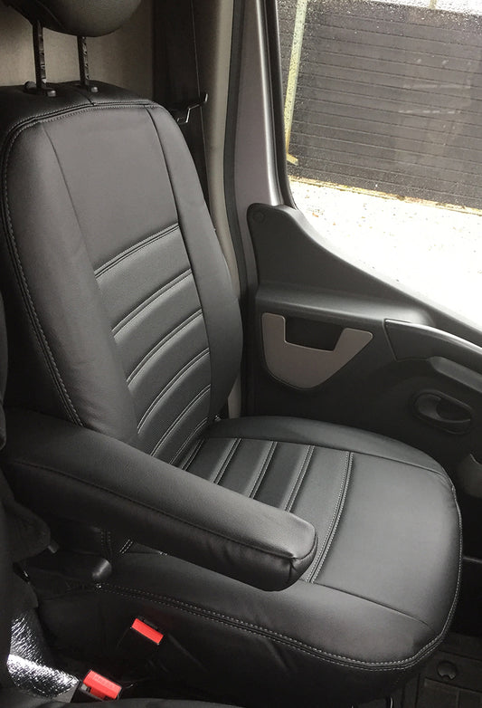 Pasvorm Stoelhoezen Nissan NV400 Bestelwagen (2010-2021) - Kunstleer