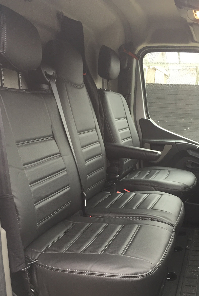Pasvorm Stoelhoezen Nissan NV400 Bestelwagen (2010-2021) - Kunstleer