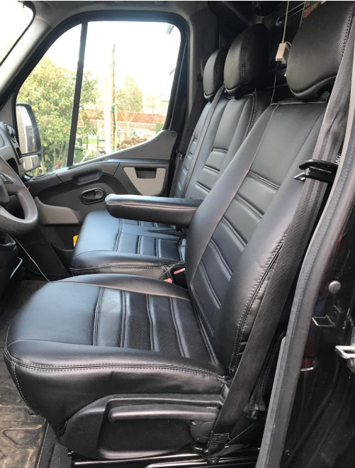 Pasvorm Stoelhoezen Nissan NV400 Bestelwagen (2010-2021) - Kunstleer