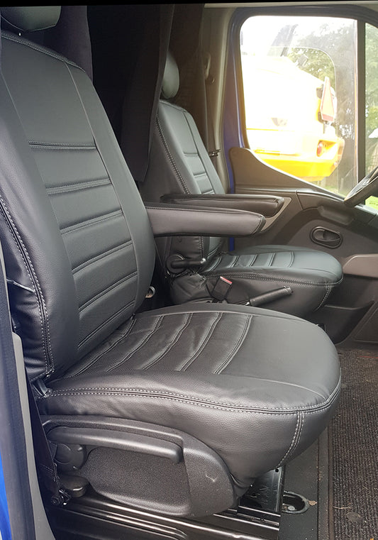 Pasvorm Stoelhoezen Nissan NV400 Bestelwagen (2010-2021) - Kunstleer