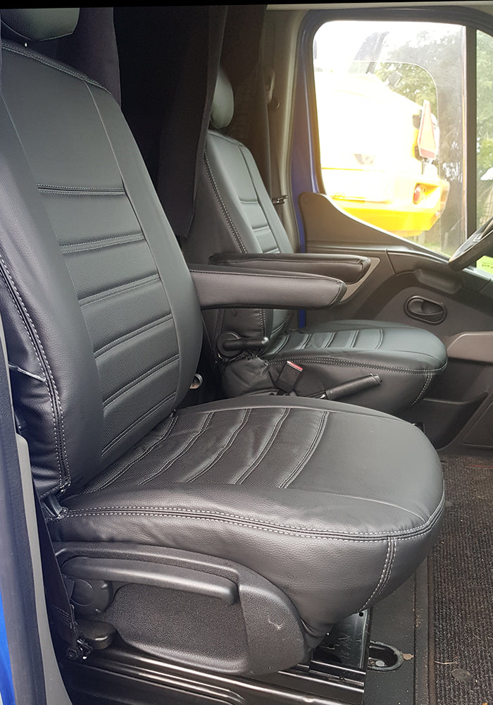 Pasvorm Stoelhoezen Nissan Interstar Bestelwagen (2022-2024) - Kunstleer