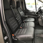 Pasvorm Stoelhoezen Ford Transit Custom (dubbel cabine) bestelwagen (2015-2023) - Kunstleer
