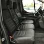 Pasvorm Stoelhoezen Ford Transit Custom (dubbel cabine) bestelwagen (2015-2023) - Kunstleer