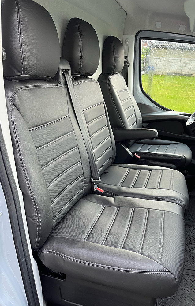 Pasvorm Stoelhoezen Iveco Daily Bestelwagen (2014-2000) - Kunstleer