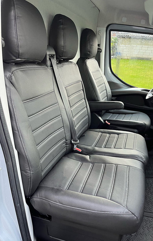 Pasvorm Stoelhoezen Iveco Daily Bestelwagen (2014-2000) - Kunstleer