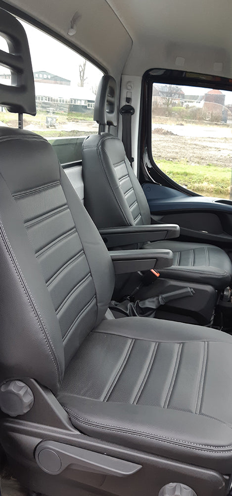 Pasvorm Stoelhoezen Iveco Daily Bestelwagen (2014-2000) - Kunstleer