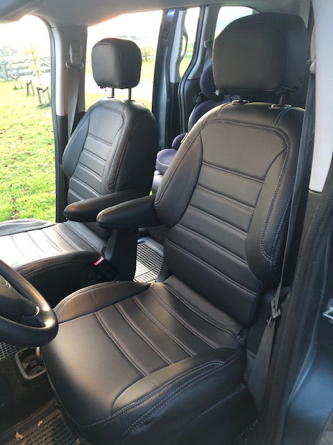 Pasvorm Stoelhoezen Peugeot Partner Tepee mpv (2008-2018) - Kunstleer