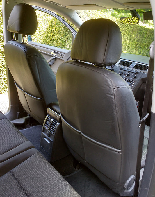 Pasvorm Stoelhoezen Volkswagen Caddy Combi mpv (2015-2020) - Kunstleer
